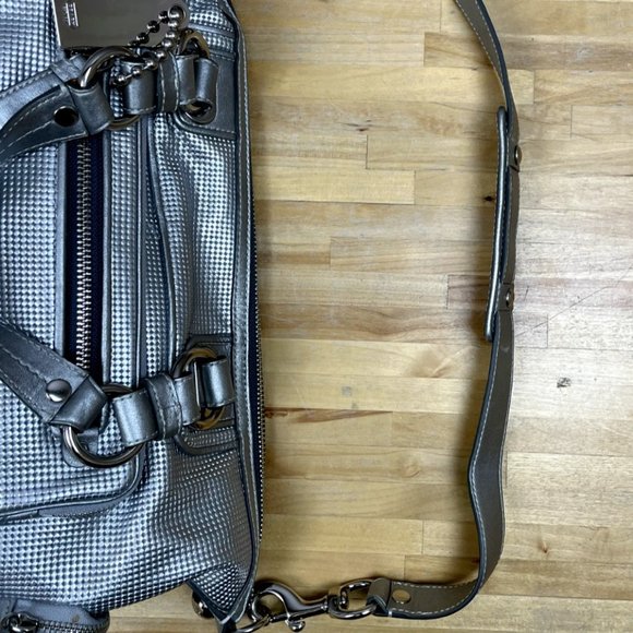 Coach Cambridge Alexa Silver Satchel Bag 14094 Used - Picture 8 of 10